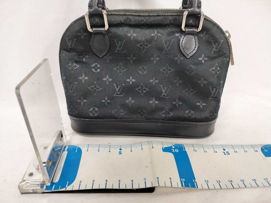 LOUIS VUITTON Monogram Satin Louis Vuitton Satin Alma Handbag