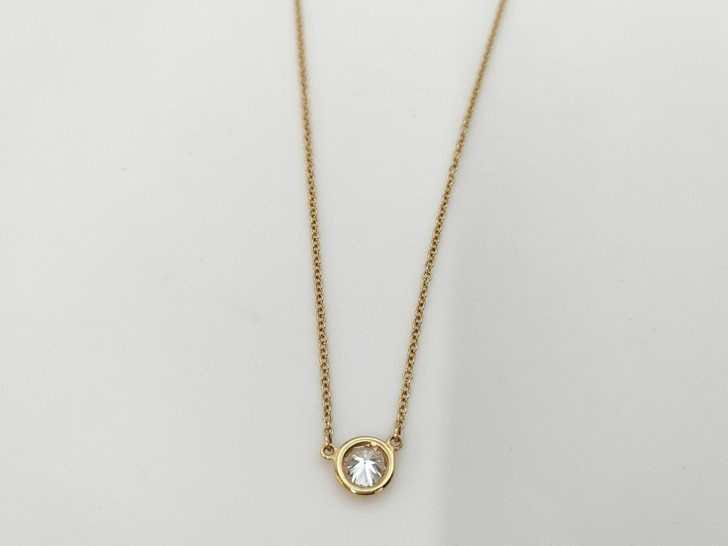 Tiffany & Co. By the Yard 1PD YG Au750 2.0g Necklace