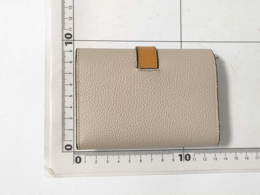 LOEWE Vertical Wallet in Light Oats and Honey