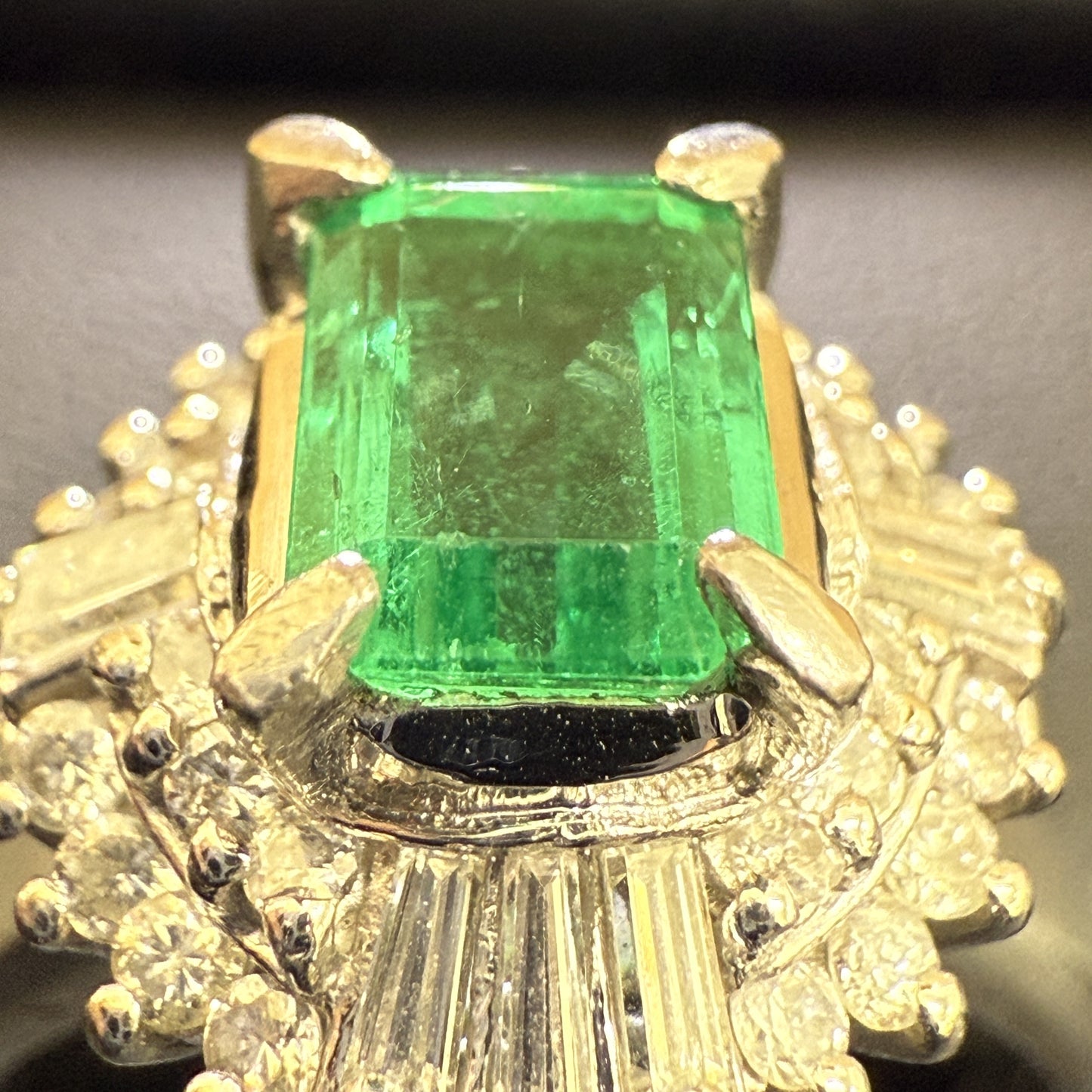 E0.83ct D0.43ct PT900 7.7g Ring