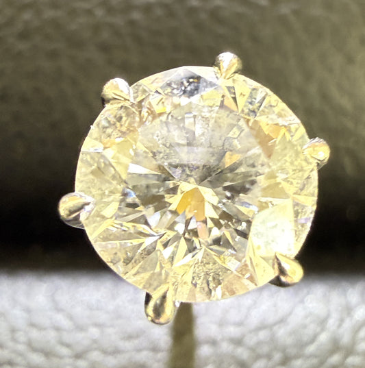 D1.25ct Pt900 1.4g Earrings