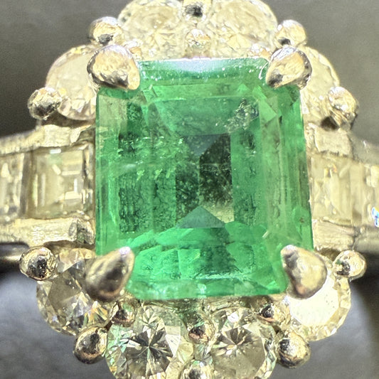 E0.67ct D0.62ct PT900 6.0g Ring