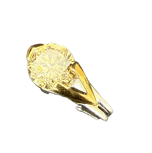 D1.29ct PT900/K18 2.8g Pendant Top