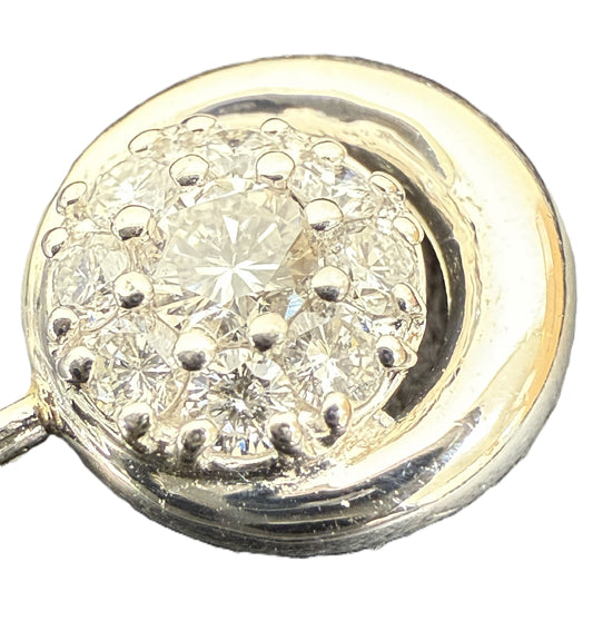 D0.25ct PT900/K14WG 2.8g Brooch