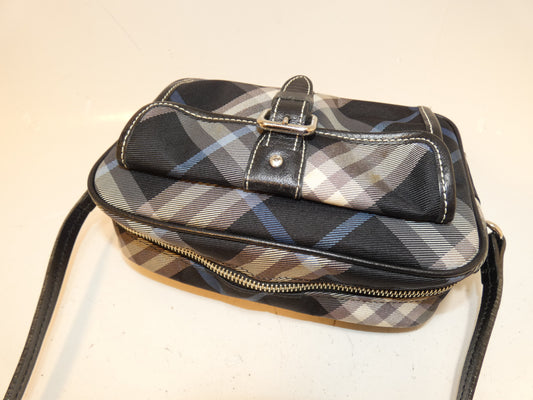BURBERRY Nova Check Front Belt Nylon Shoulder Bag