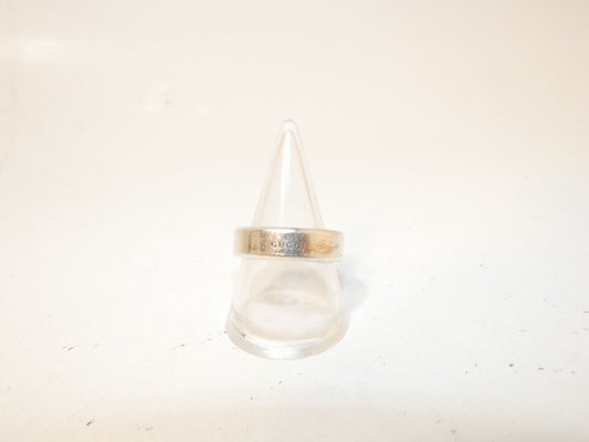 GUCCI Interlocking Silver Ring