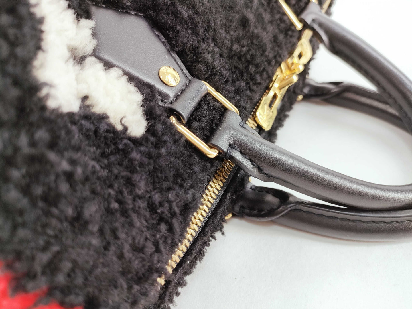 LOUIS VUITTON Monogram Teddy Speedy Bandouliere 25 M55423 Handbag