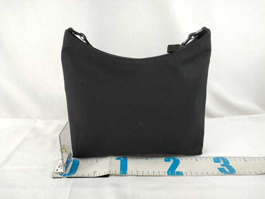 Salvatore Ferragamo Black Nylon Shoulder Bag