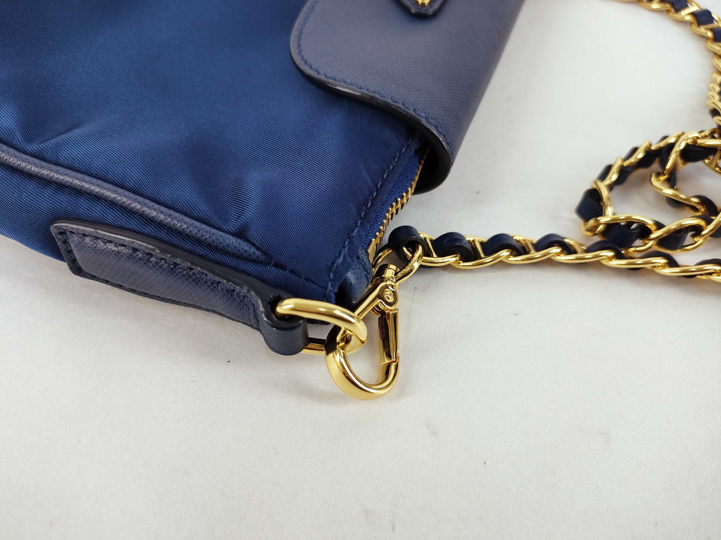 PRADA Nylon Prada Nylon Chain Bag 1BH085 Shoulder Bag