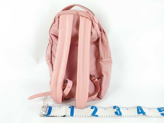 Stella McCartney Falabella Nylon Backpack, Pink. Includes dust bag and backpack.