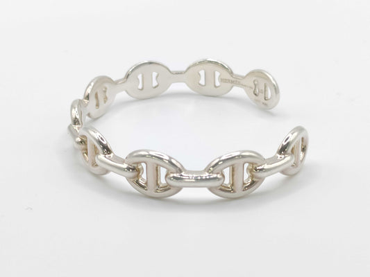 HERMES HERMES Bangle Chaine d'Ancre Enchaine Size: LG Bracelet/Bangle