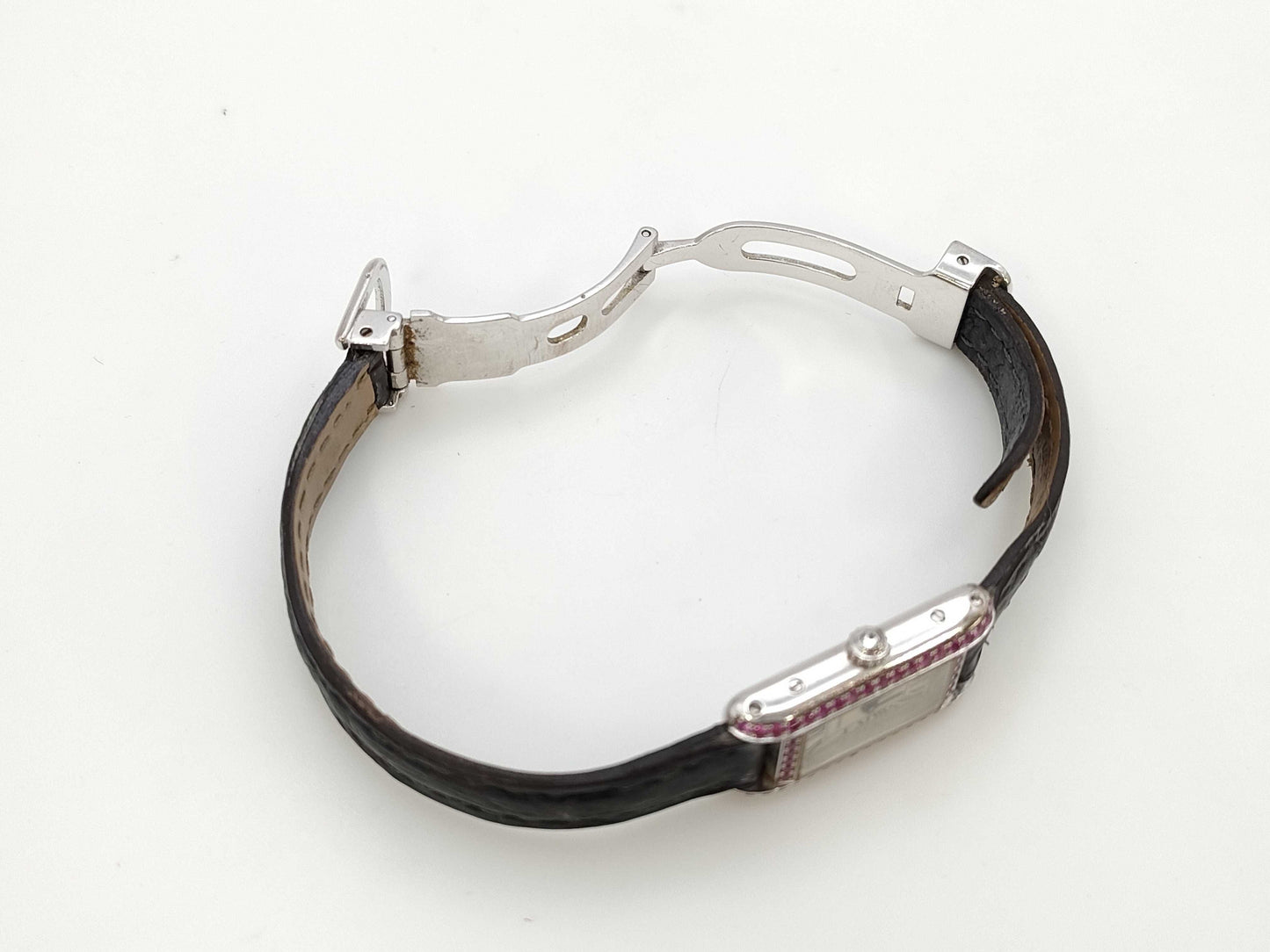 Cartier Tank Alonge WB302831 2525 031566SM Quartz 18K Gold Women's Watch