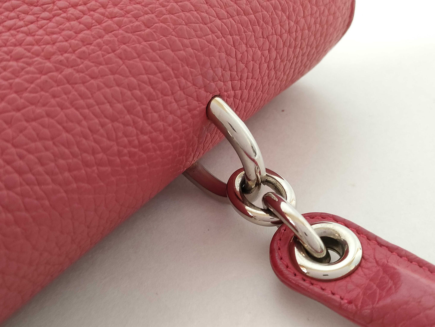 Dior Be Dior Bag/Pink x Orange/Calfskin/Silver Hardware Handbag