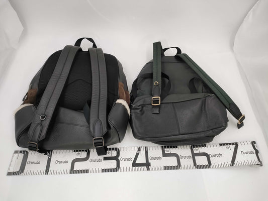 COACH Leather Backpack Set