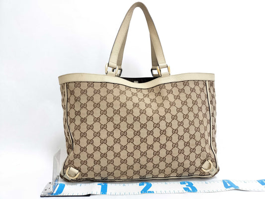 GUCCI GG Canvas Tote Bag 141472
