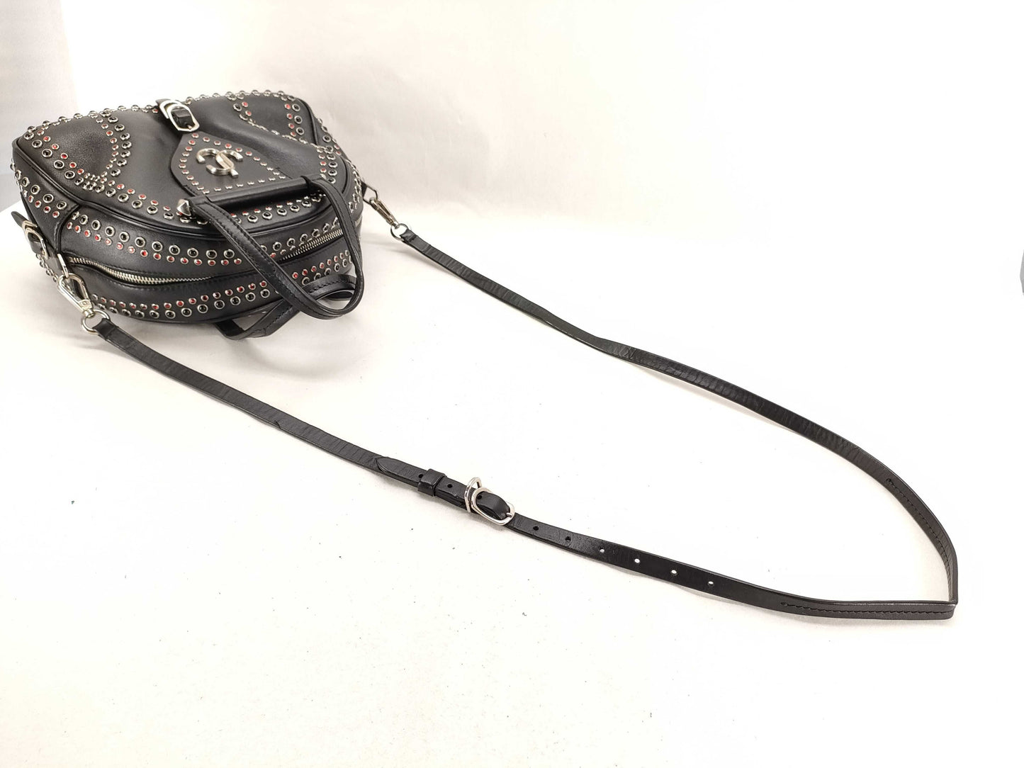 JIMMY CHOO Varenne Bowling Bag Handbag