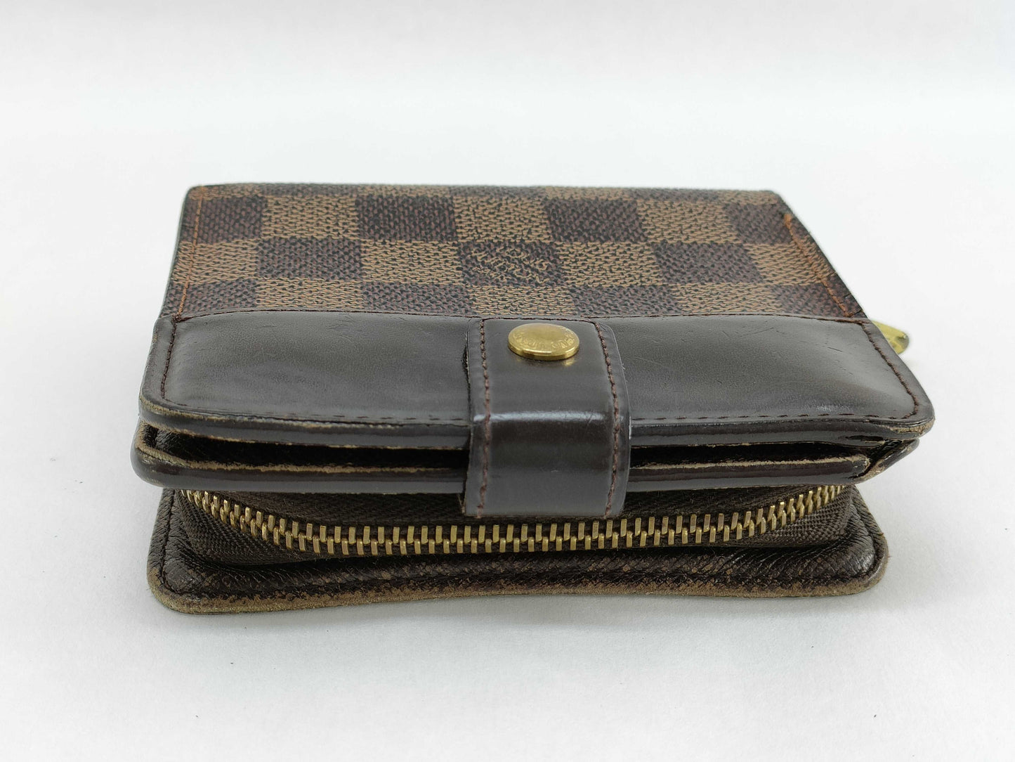 LOUIS VUITTON Damier Compact Zip Wallet N61668/CA1022