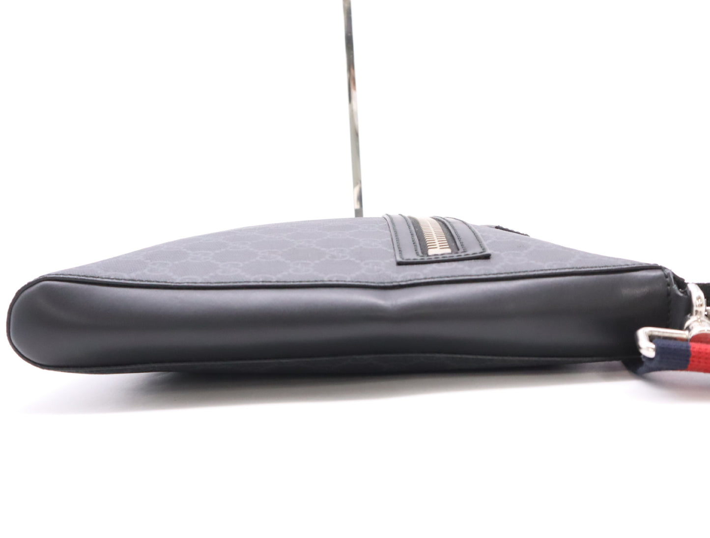 GUCCI GG Supreme 474137 GG Supreme Messenger Bag Black/Gray Shoulder Bag