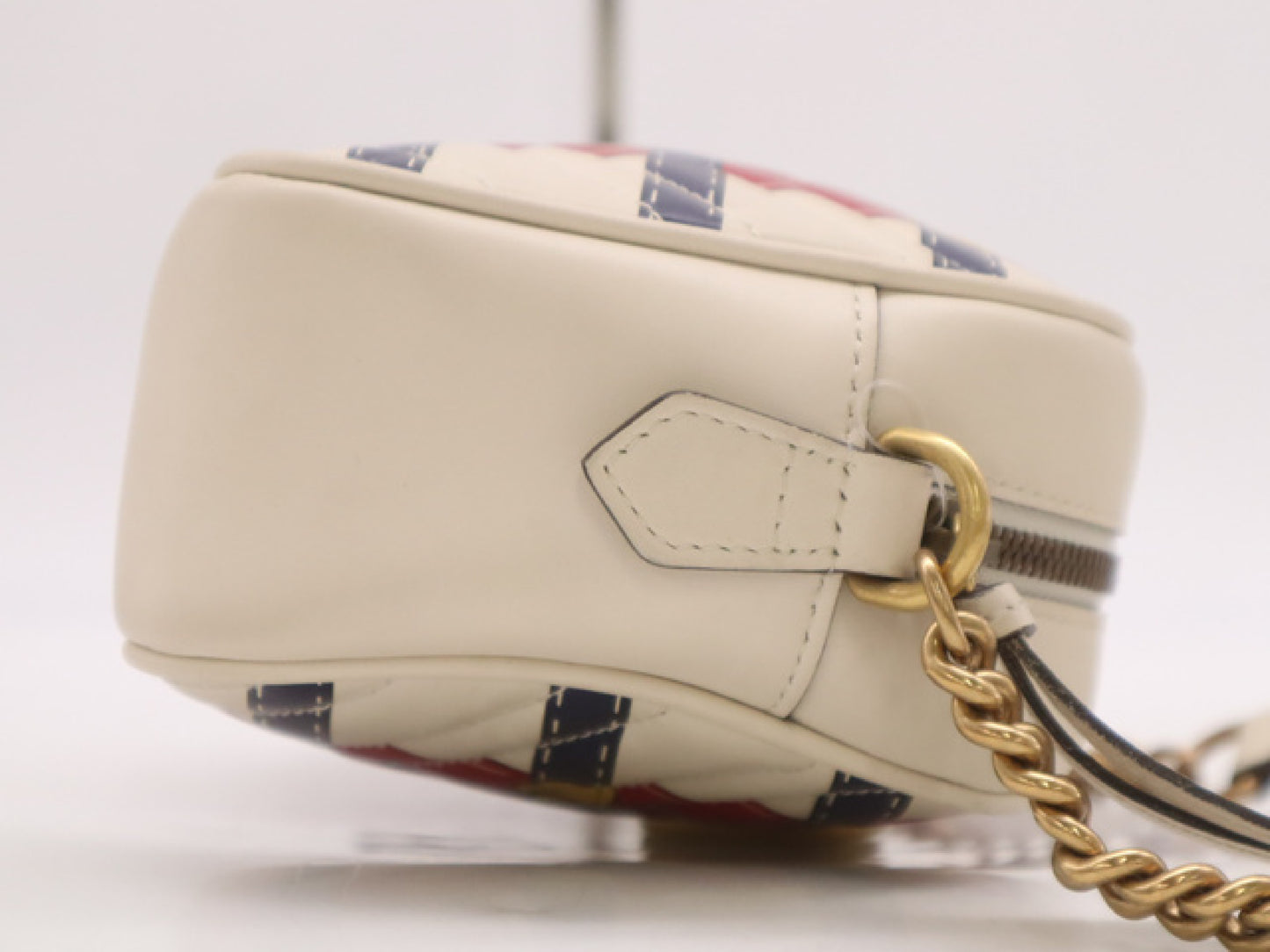 GUCCI GG 447632 Leather GG Marmont Quilted Shoulder Bag 520981 Shoulder Bag