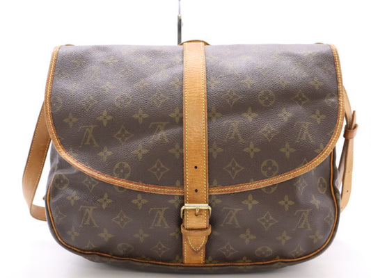 LOUIS VUITTON Monogram M42254 Monogram Saumur 35 Shoulder Bag