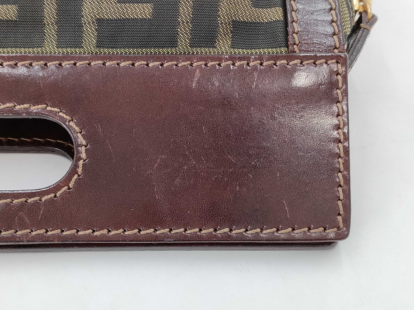 FENDI Zucca Brown Handbag