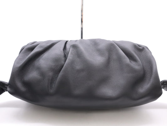 BOTTEGA VENETA Leather The Body Pouch Black Shoulder Bag with Dust Bag