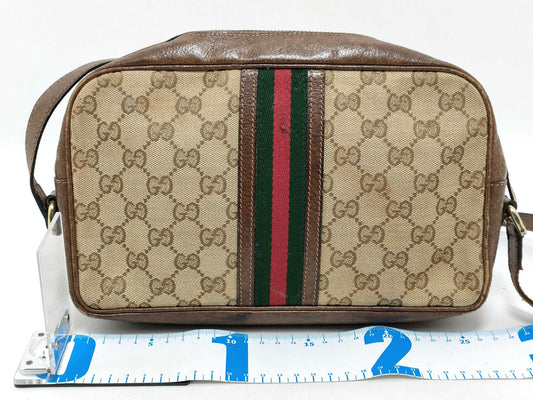GUCCI GG Canvas Gucci Shoulder Bag