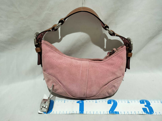 COACH Suede Shoulder Bag with Fringe Handbag