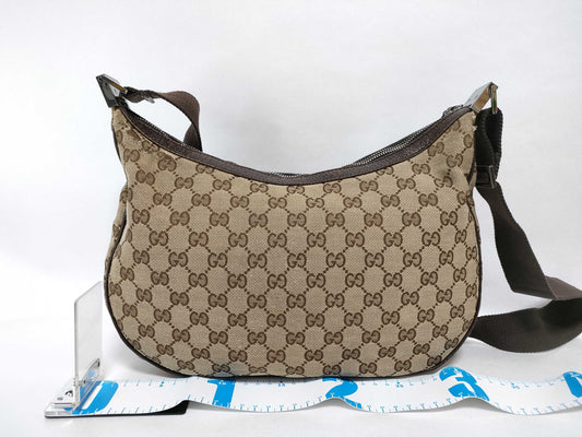 GUCCI GG Canvas Shoulder Bag 122790
