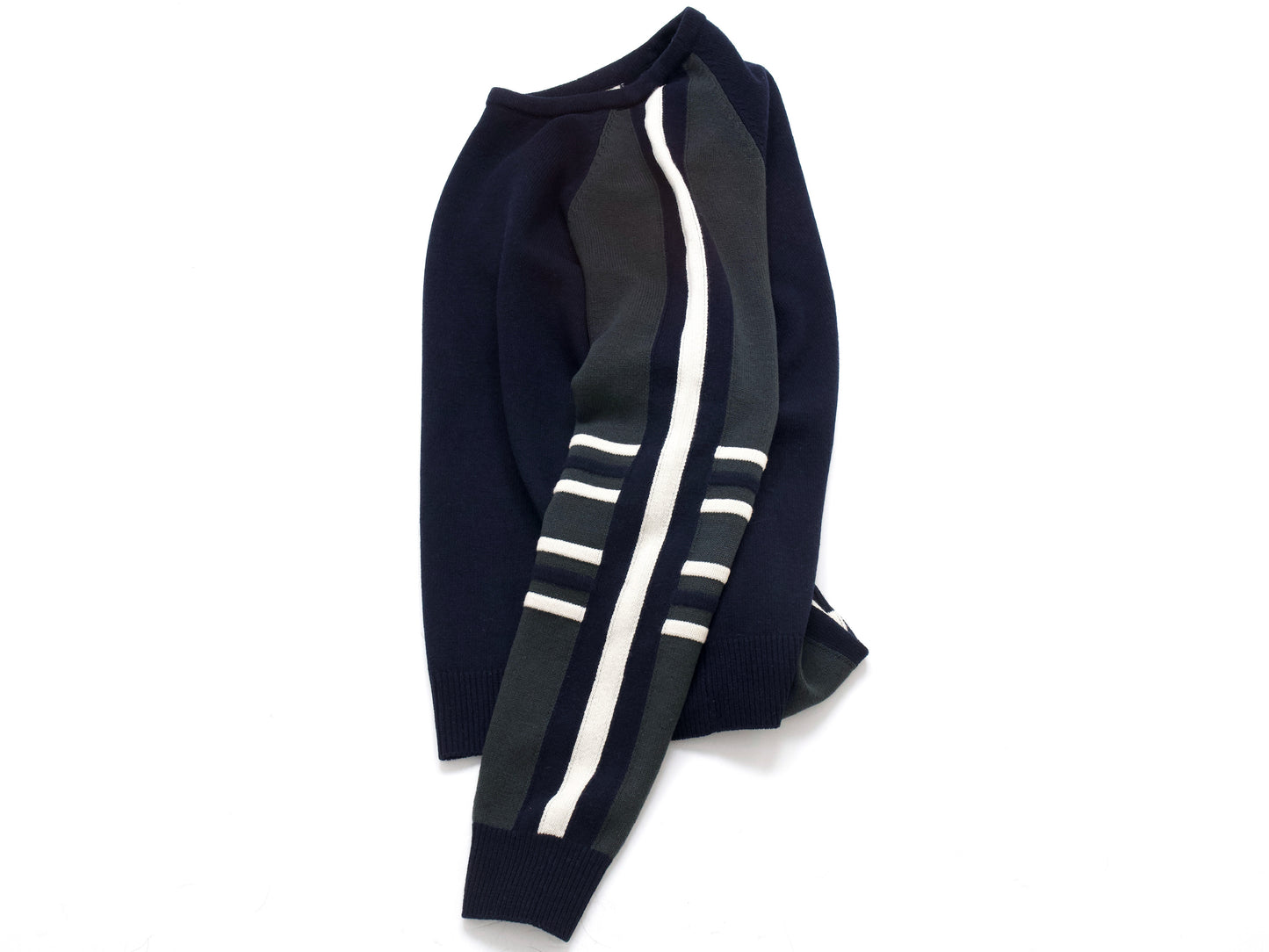 HERMES Men's Recent Wool Cashmere Designer Knit Tops, Size L