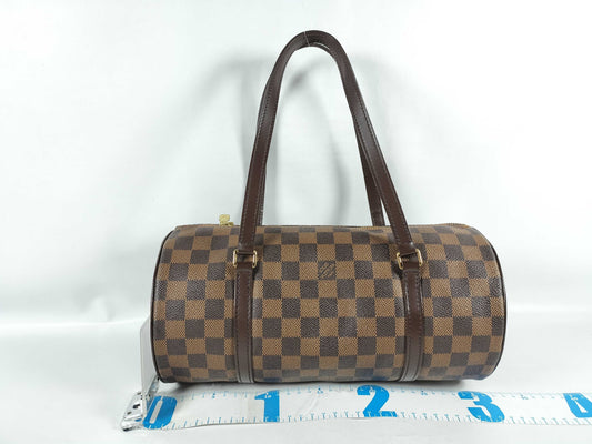 LOUIS VUITTON Damier Papillon 30 Shoulder Bag N51303 with Pouch