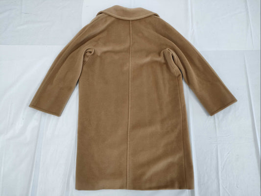 MaxMara Cashmere Blend Long Coat Size 36