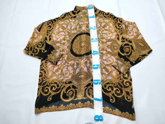 VERSACE VERSACE Versace Shirt 100% Silk Shirt