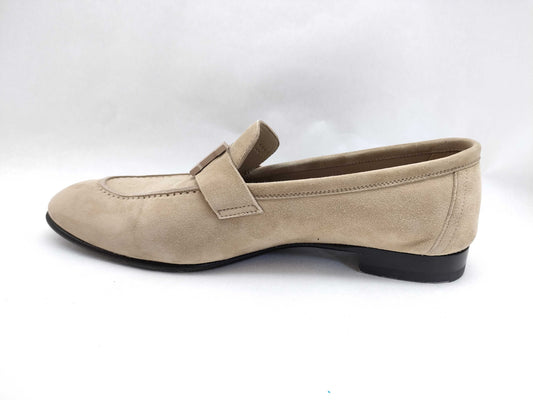 HERMES HERMES Loafers Moccasins Paris Size 36 1/2 Beige Argile Loafers