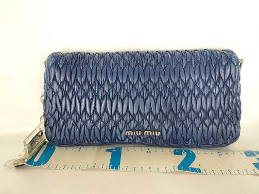 Miu Miu Miu Miu Miu Nappa Crystal Matelasse Chain Shoulder Bag 2-Way Shoulder Bag