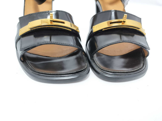 HERMES Kelly heeled sandals