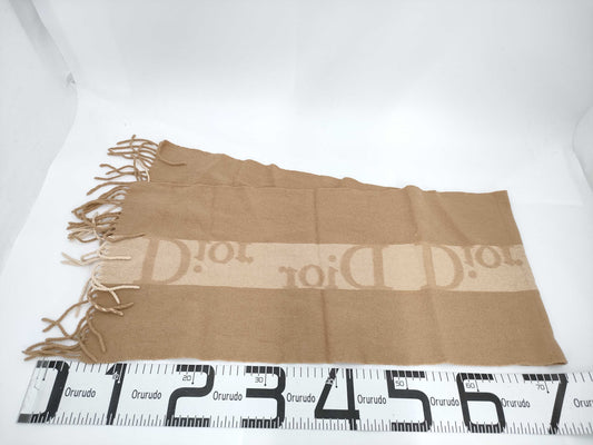 Dior Dior Logo Muffler Beige Other Accessories