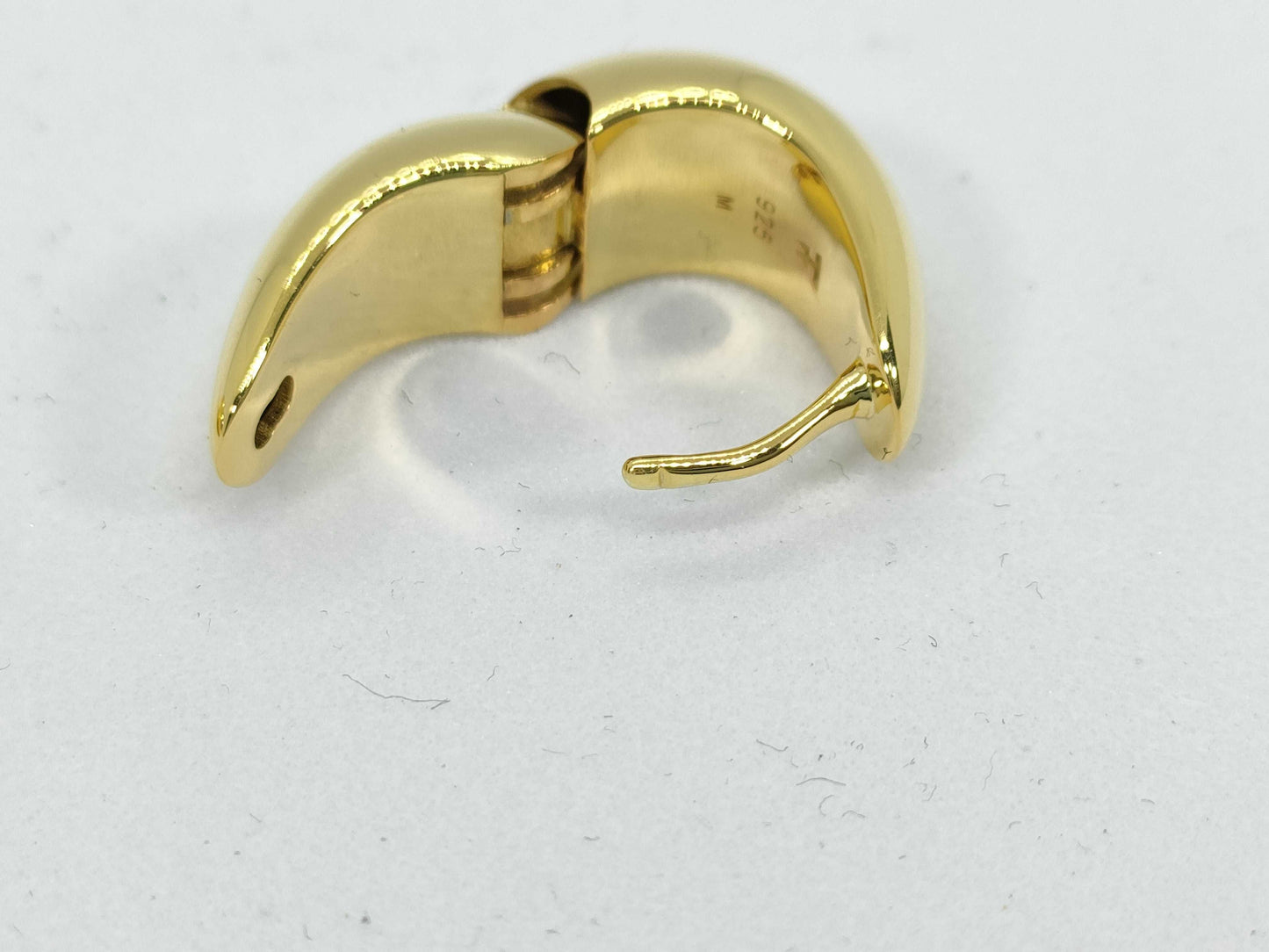 Tom Wood Ice Hoop Earrings, Small, Gold