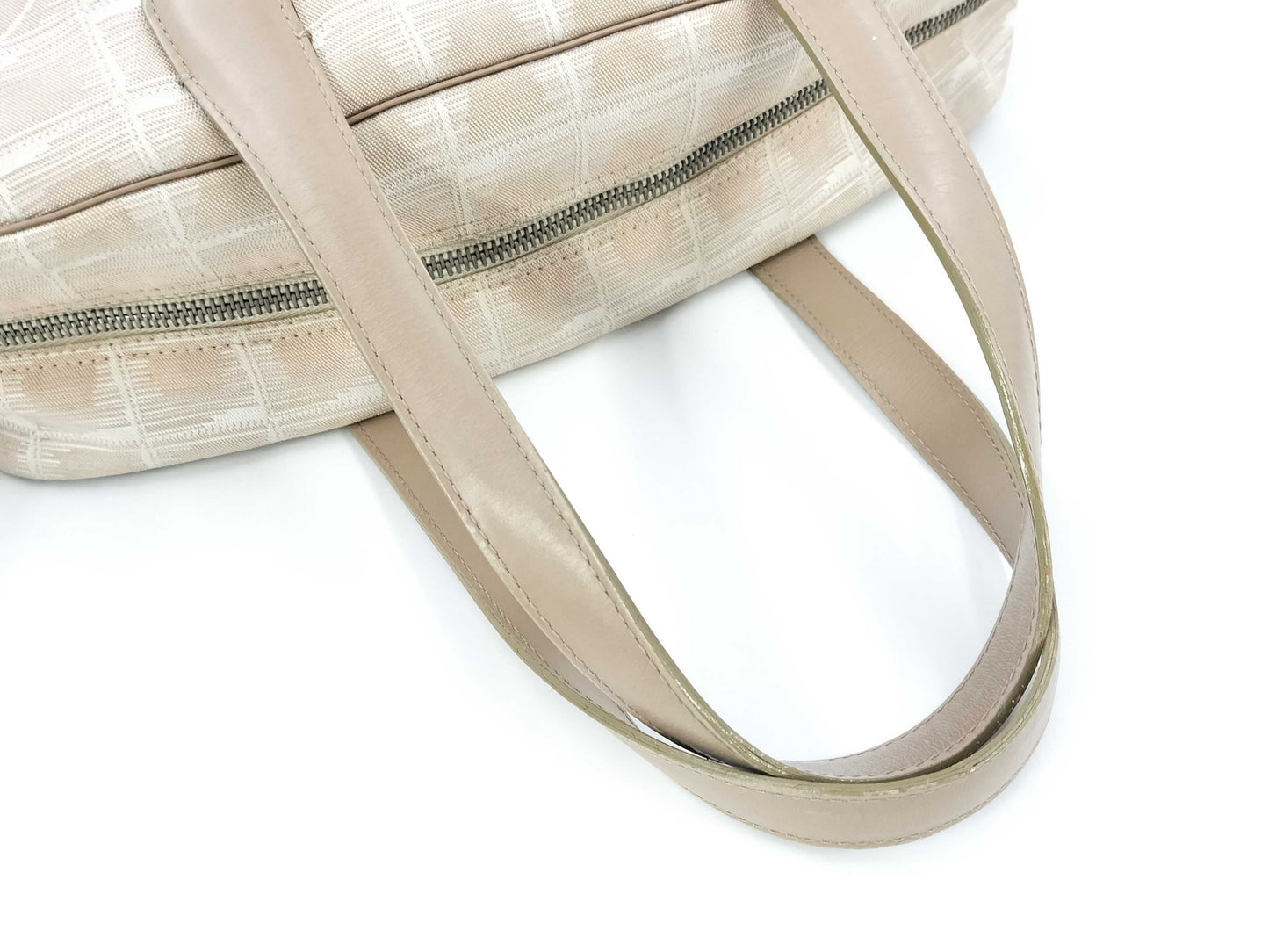 CHANEL New Travel Nylon Beige 7537640 Bag