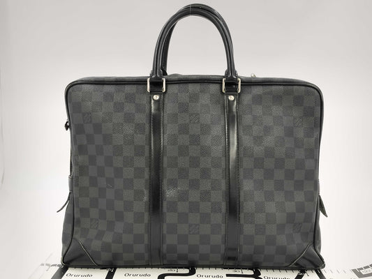 LOUIS VUITTON Louis Vuitton Graffit Porte Documan Voiage BA2122 Business Bag