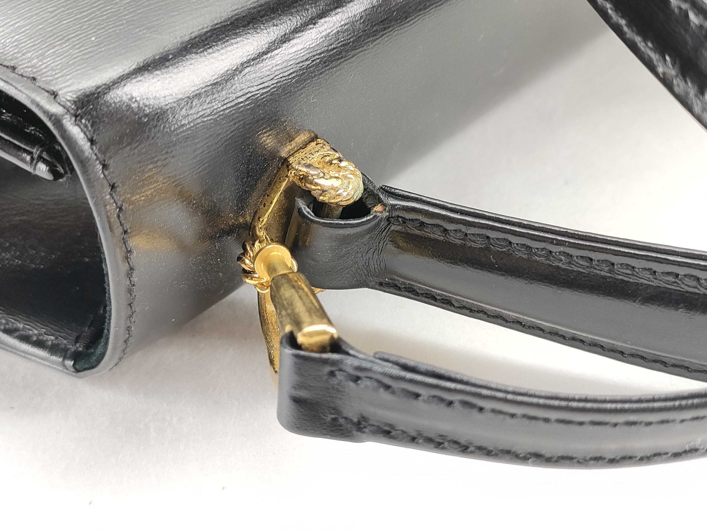 Launer London 2way Handbag Gold Handbag