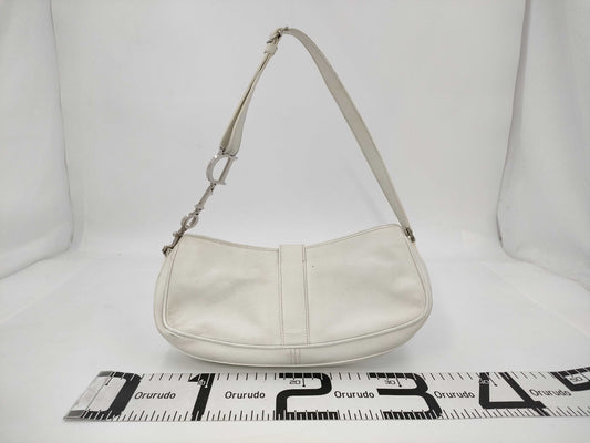 Dior Dior D Fittings One Shoulder Bag White Shoulder Bag