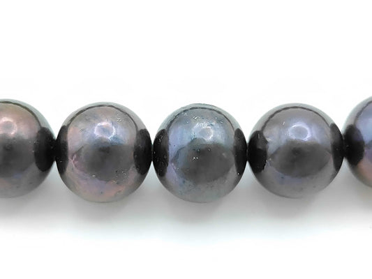 Semi-round pearl diameter approx. 10.3-11.1mm SV 66.5g Necklace