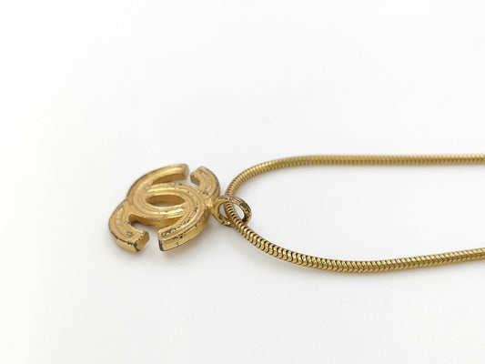 CHANEL CHANEL Deca Coco Mark Necklace Necklace