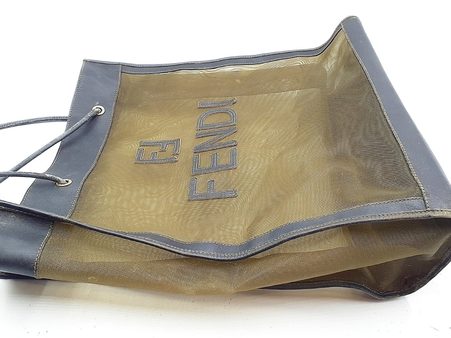 FENDI Logo Mesh Tote Tote Bag