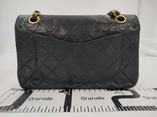 CHANEL chanel w flap w chain matrasse shoulder bag