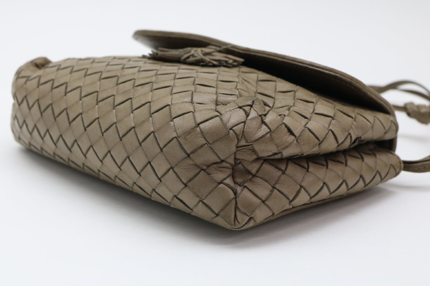 BOTTEGA VENETA Intrecciato Fringe Shoulder Bag