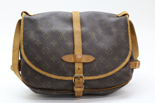 LOUIS VUITTON Monogram Saumur 30 Shoulder Bag