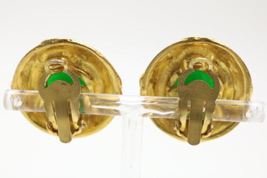 CHANEL Color Stone Coco Mark 2 9 Earrings