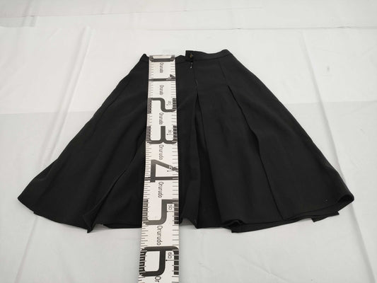 CHANEL CHANEL Pleated Skirt Black Skirt